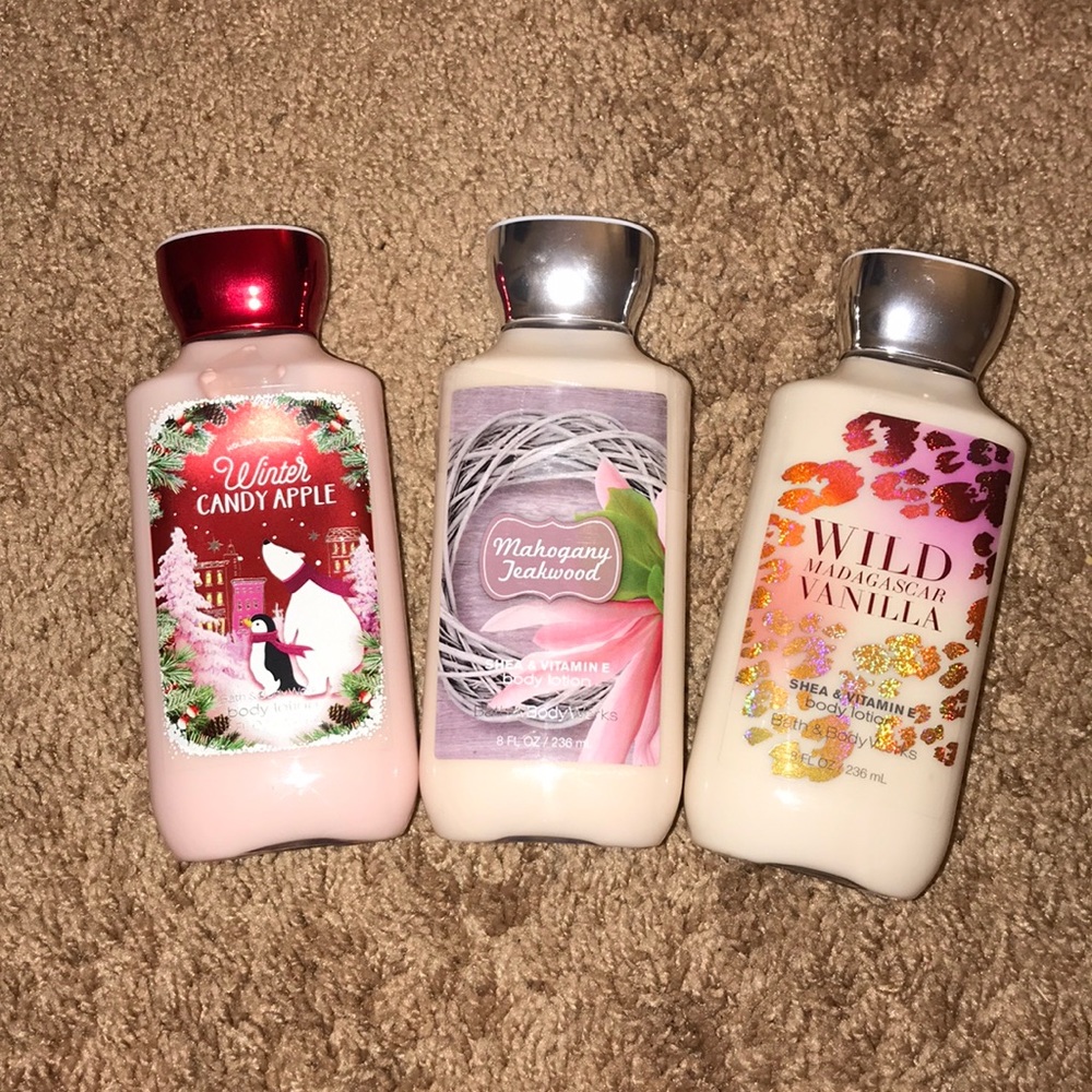 Bath and body works lotions